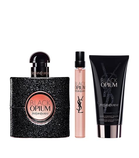 ysl makeup box con black opium|BLACK OPIUM EAU DE PARFUM + Lipstick gift set .